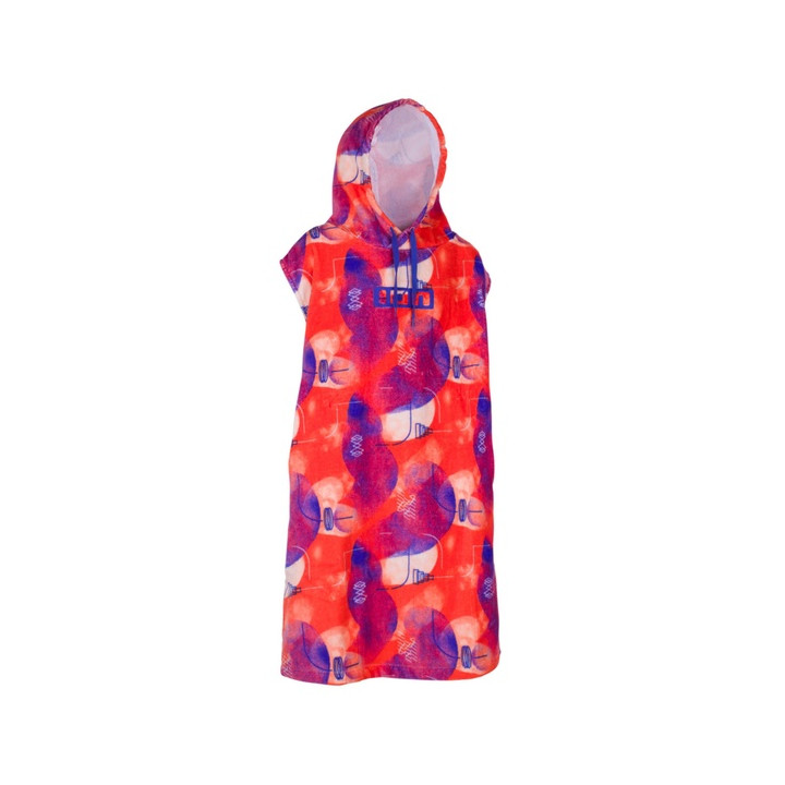 Youth poncho ION Grom Tiger-coral 115-155 cm