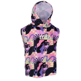 Youth poncho ION Mini funky-coral 60-110 cm