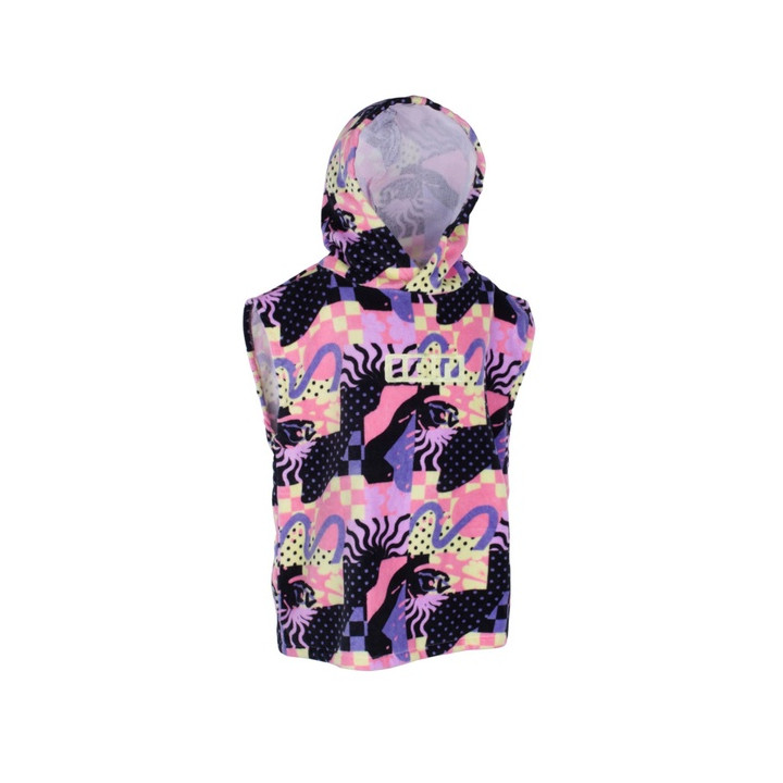 Youth poncho ION Mini funky-coral 60-110 cm