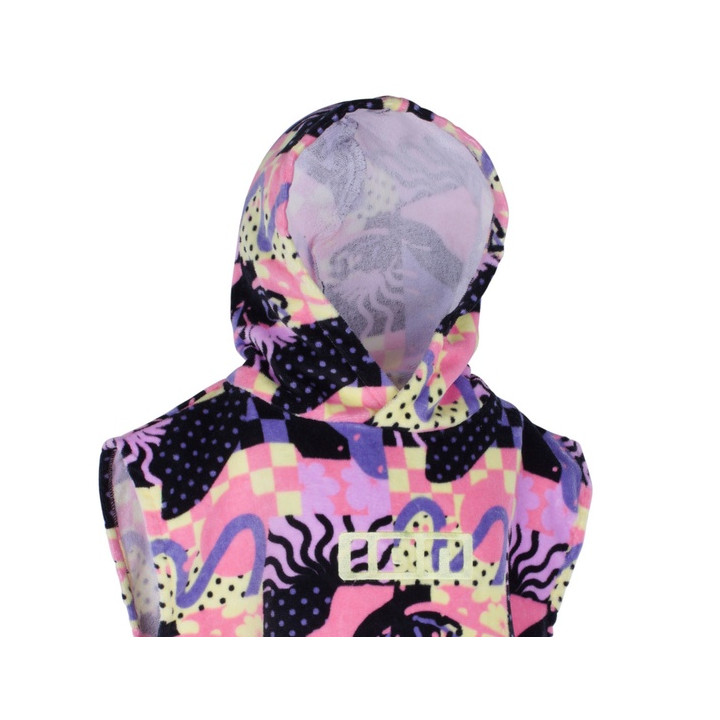 Youth poncho ION Mini funky-coral 60-110 cm