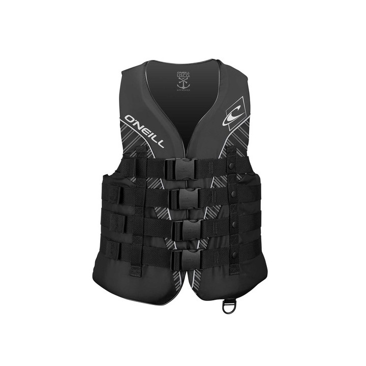 Buoyancy vest O'Neill Superlite 50N ISO Black/Smoke/White unisex