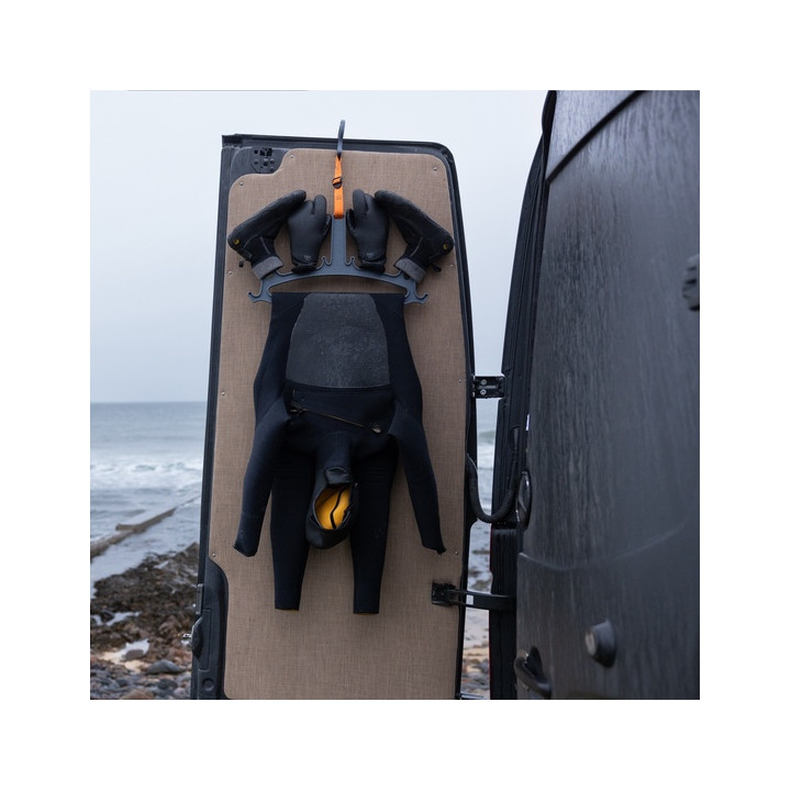 C-MONSTA Wetsuit and Neoprene Accessories Hanger Set - 2 pcs Grey&Orange