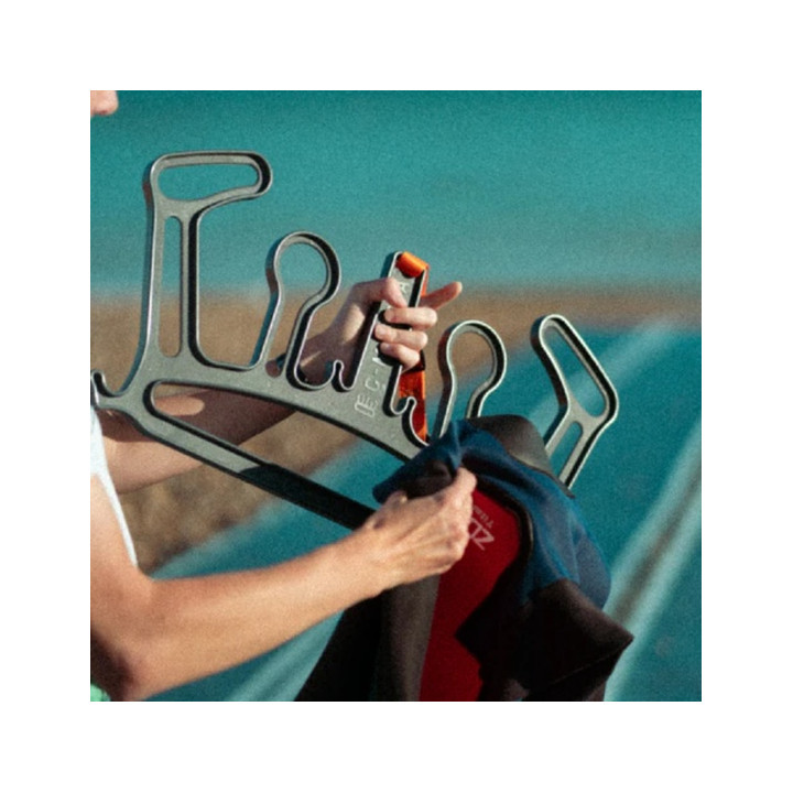 C-MONSTA Wetsuit and Neoprene Accessories Hanger Set - 2 pcs Grey&Orange