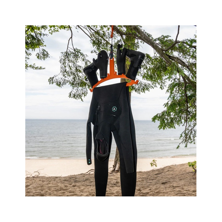 C-MONSTA Wetsuit and Neoprene Accessories Hanger Set - 4 pcs Orange