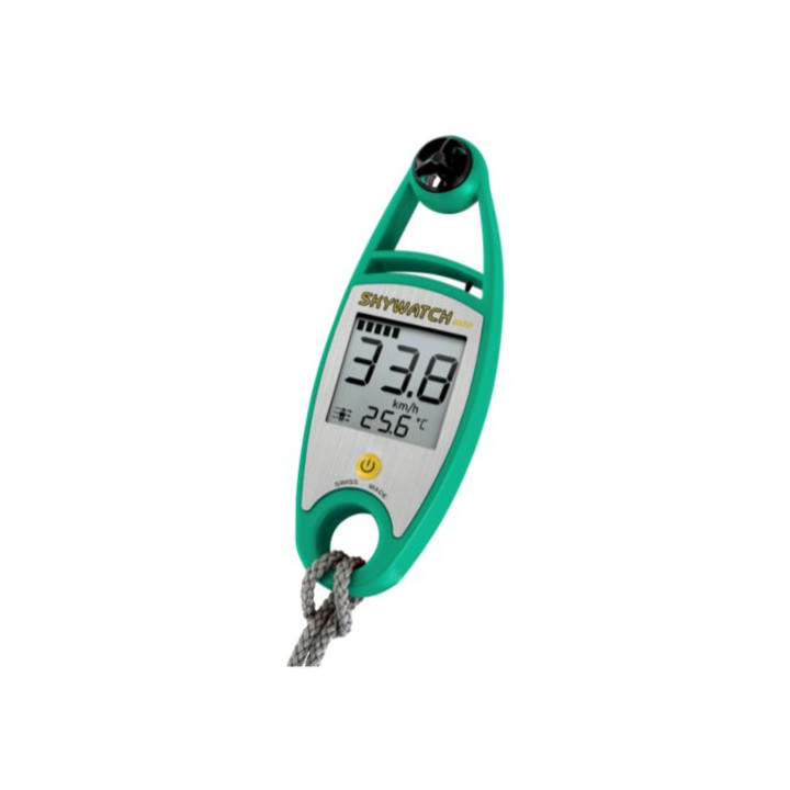 Windmeter Skywatch Wind Turquoise with thermometer