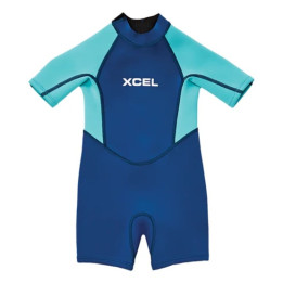 Kids wetsuit XCEL Toddler Short Sleeve Spring 1mm Faint Blue/Pistachio