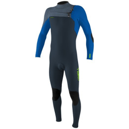 Boys wetsuit O'Neill Youth Hyperfreak 3/2+ Chest Zip Full Dark Orion/Deep Sea/Copenblue