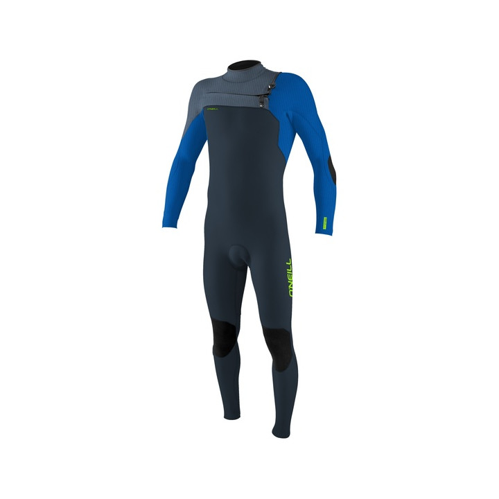 Boys wetsuit O'Neill Youth Hyperfreak 3/2+ Chest Zip Full Dark Orion/Deep Sea/Copenblue