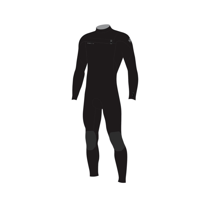Youth wetsuit O'Neill Epic 4/3 Chest Zip Black