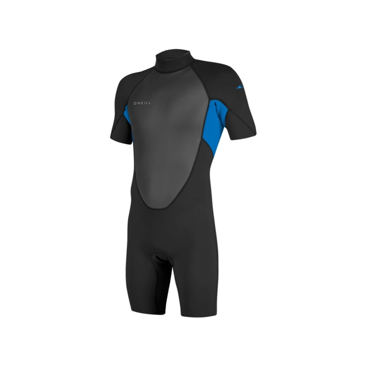 Mens wetsuit O'Neill Reactor 2 2mm Back Zip S/S Spring Black/Ocean