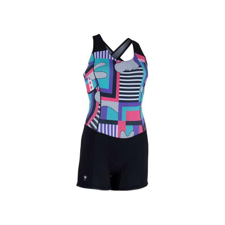 Womens wetsuit ION Amaze Shorty Crossback 1.5