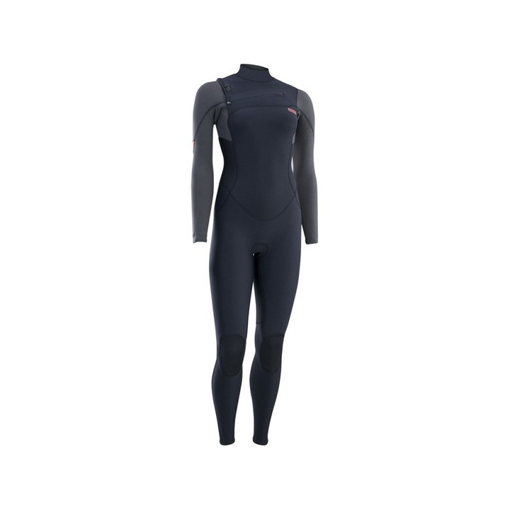 Womens wetsuit ION Amaze Amp 5/4 Front Zip Black