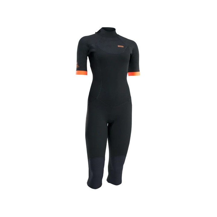 Womens wetsuit ION Element 3/2 Overknee SS Back Zip Black