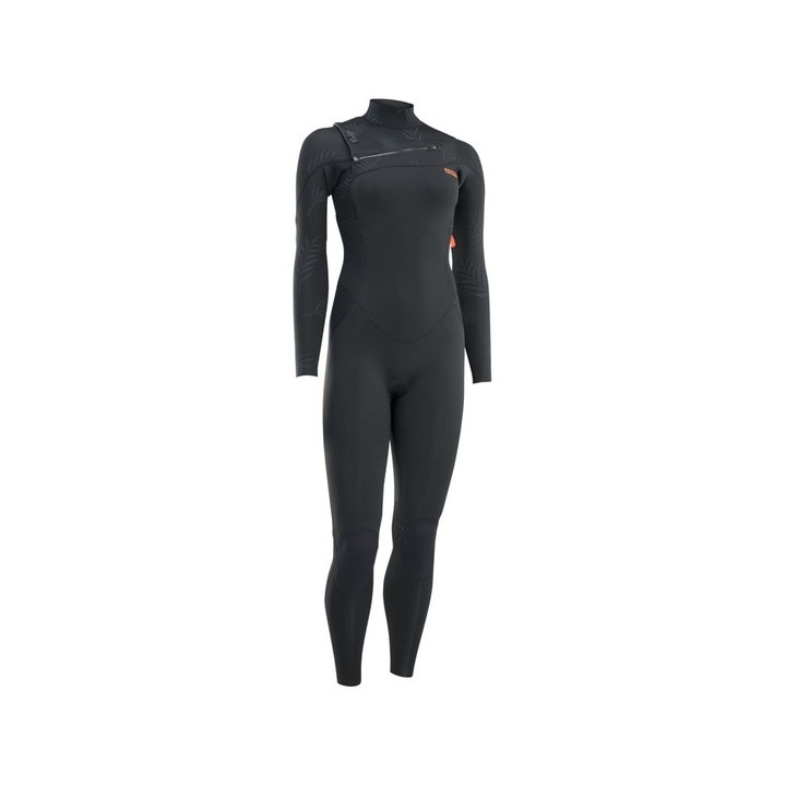 Womens wetsuit ION Amaze Core 5/4 Front Zip Black