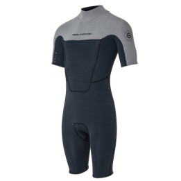 Mens wetsuit NeilPryde Rise Shorty S/S FL 2/2 BZ Black / Grey