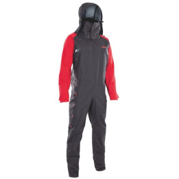 Drysuit ION Fuse Lightweight Drysuit Back Zip Dark Olive/Red/Black