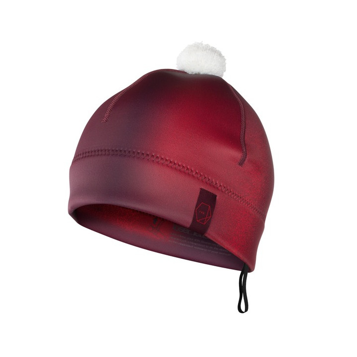 Neoprene beanie ION Neo Bommel unisex - red