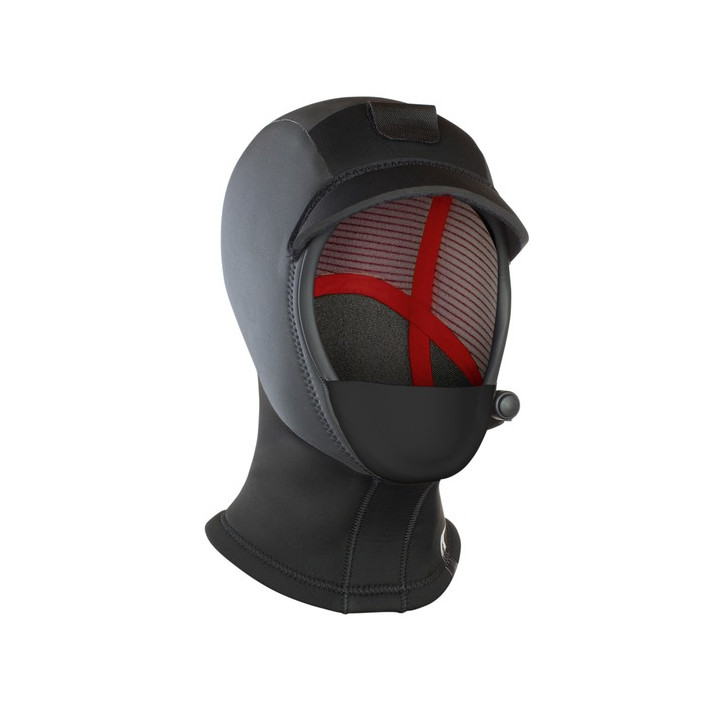 Neoprene Hood ION Neo Hood 3/2 unisex - black