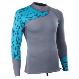 Mens top ION Neo Top 0.5 LS Sage-Grey