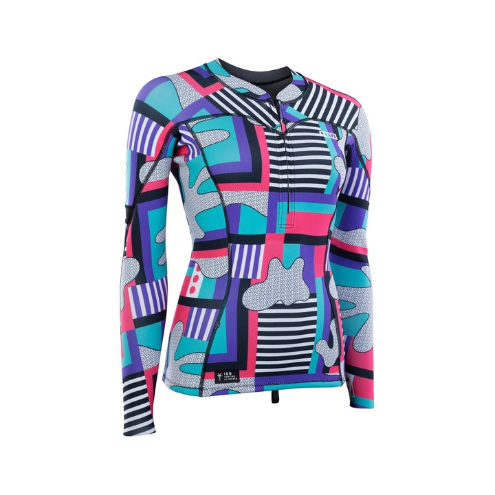 Womens top ION Neo Zip Top 1.5 Capsule-Statement