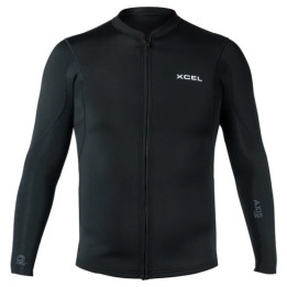 Mens thermal XCEL Axis Long Sleeve Front Zip Jacket 1.5mm