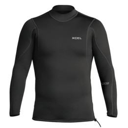 Mens top XCEL Axis Long Sleeve 2mm black