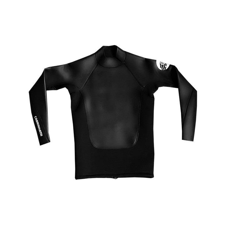 Mens thermal neoprene Cabrinha Neo Mesh Top 2 mm Black