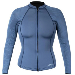 Womens thermal XCEL Axis L/S Front Zip Jacket 1.5mm