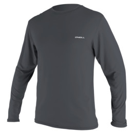 Mens rashguard O'Neill Basic Skins L/S Sun Shirt Graphite