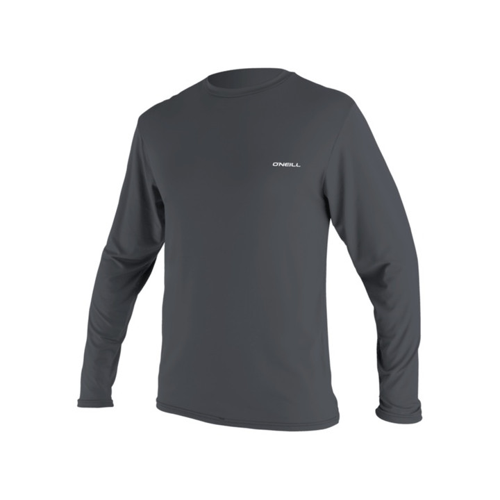 Mens rashguard O'Neill Basic Skins L/S Sun Shirt Graphite