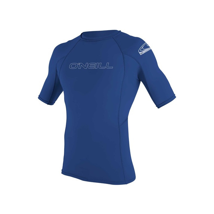 Mens rashguard O'Neill Basic Skins S/S Pacific