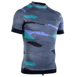 Mens rashguard ION Rashguard Maze SS Dark-Collage