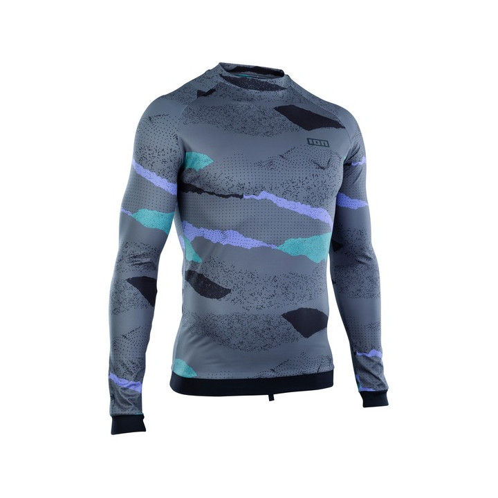 Mens rashguard ION Rashguard Maze LS Dark-Collage