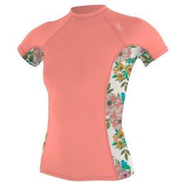 Womens rashguard O'Neill Side Print S/S Desert Flower/Carafloral