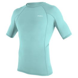 Mens rashguard O'Neill Basic Skins S/S Canal Blue