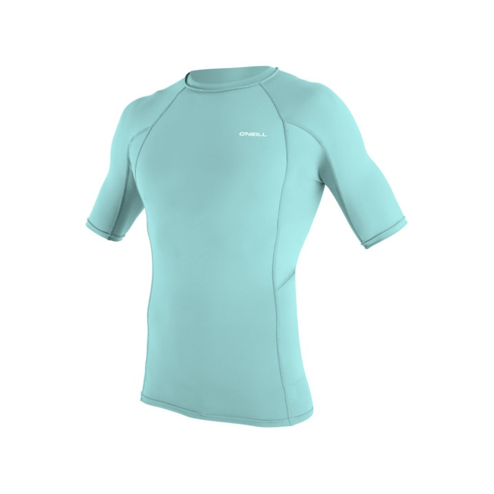 Mens rashguard O'Neill Basic Skins S/S Canal Blue