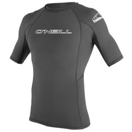 Mens rashguard O'Neill Basic Skins S/S Graphite