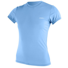 Womens rashguard O'Neill Basic Skins S/S Sun Shirt Azurine