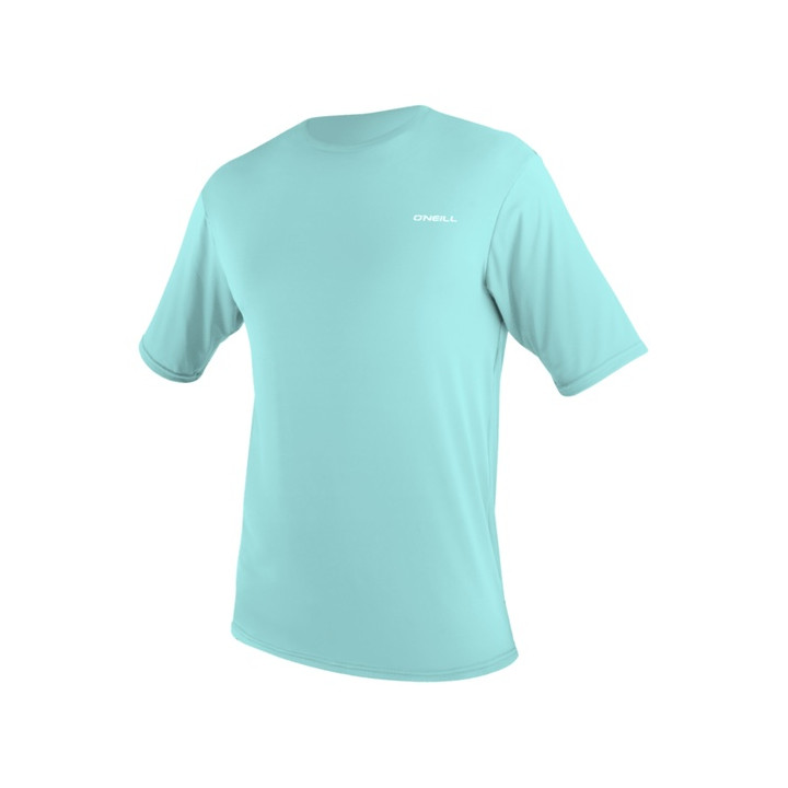 Mens rashguard O'Neill Basic Skins S/S Sun Shirt Canal Blue