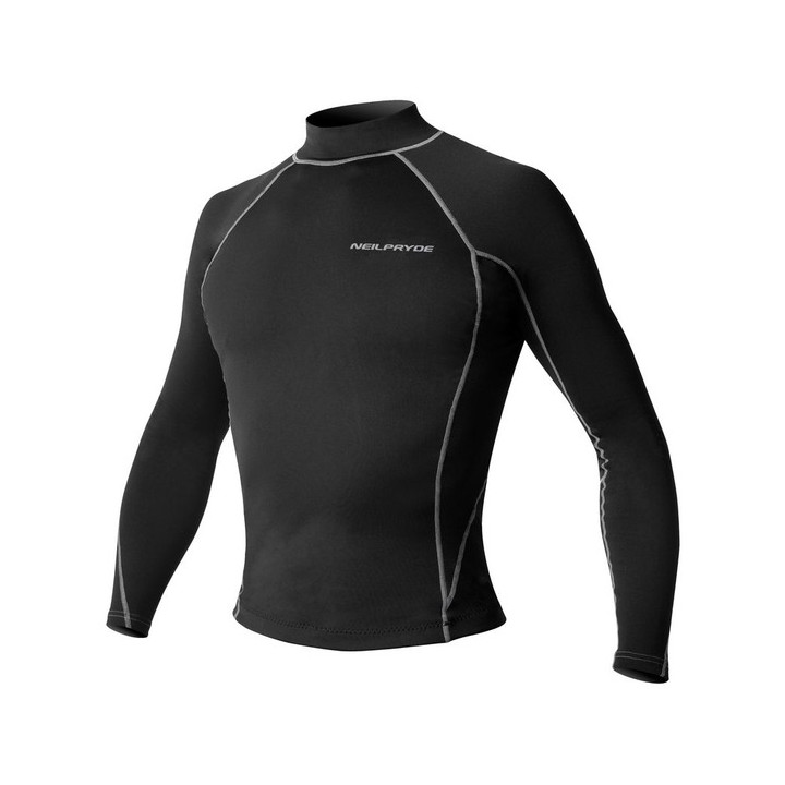 Mens top NeilPryde Thermalite L/S Black