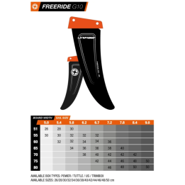 UNIFIBER Smernik Freeride G10 32 cm US Box UF034050320