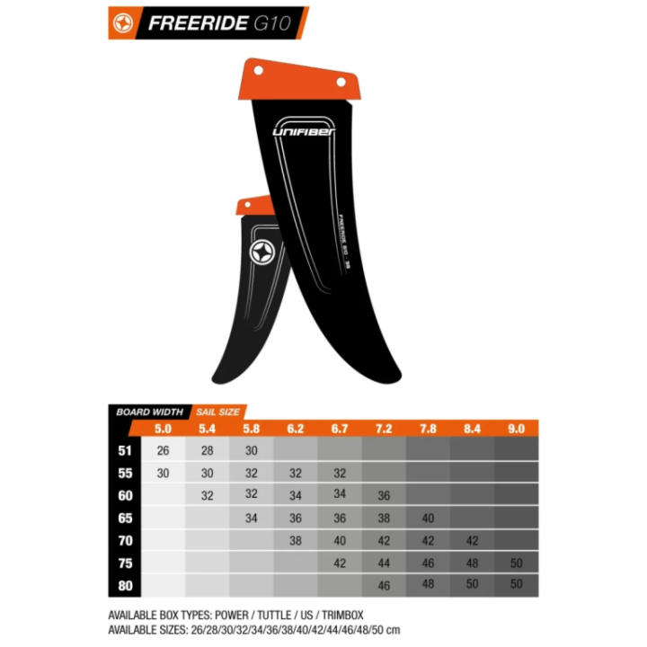 UNIFIBER Smernik Freeride G10 32 cm US Box UF034050320