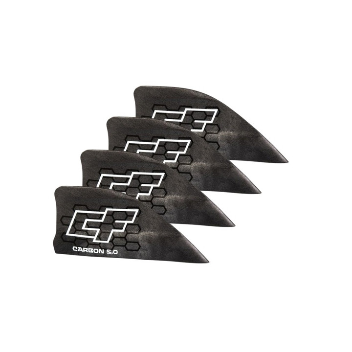 Kiteboard fins CrazyFly Carbon (set of 4 pcs)