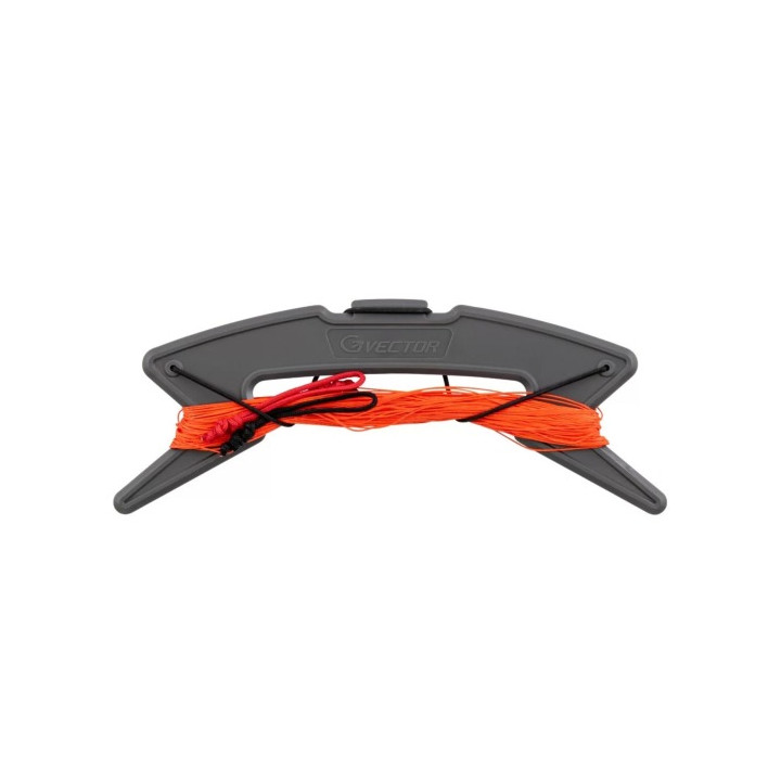 Kiteline Vector Colour Pre-stretched Red 75kg (2 lines)