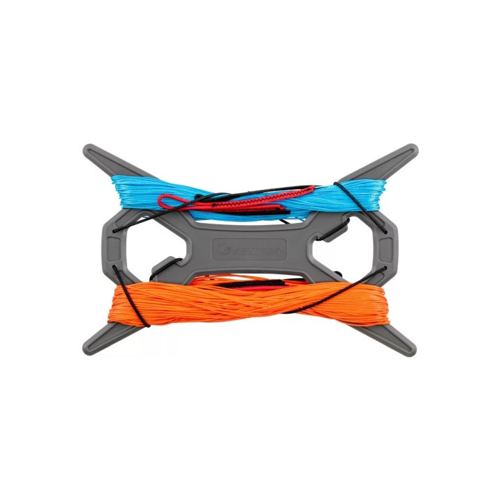 Kiteline Vector Quad Pro Pre-stretched Orange/Blue 210/110kg (4 lines)