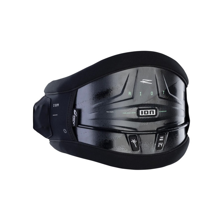 Mens harness ION Kite Waist Riot Curv Black
