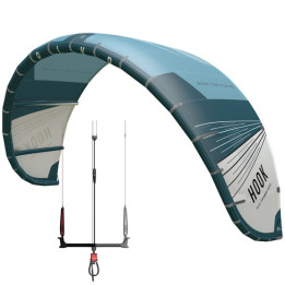 PLKB Hook V4 Blue + Compass Bar LEI M - kitesurfing set