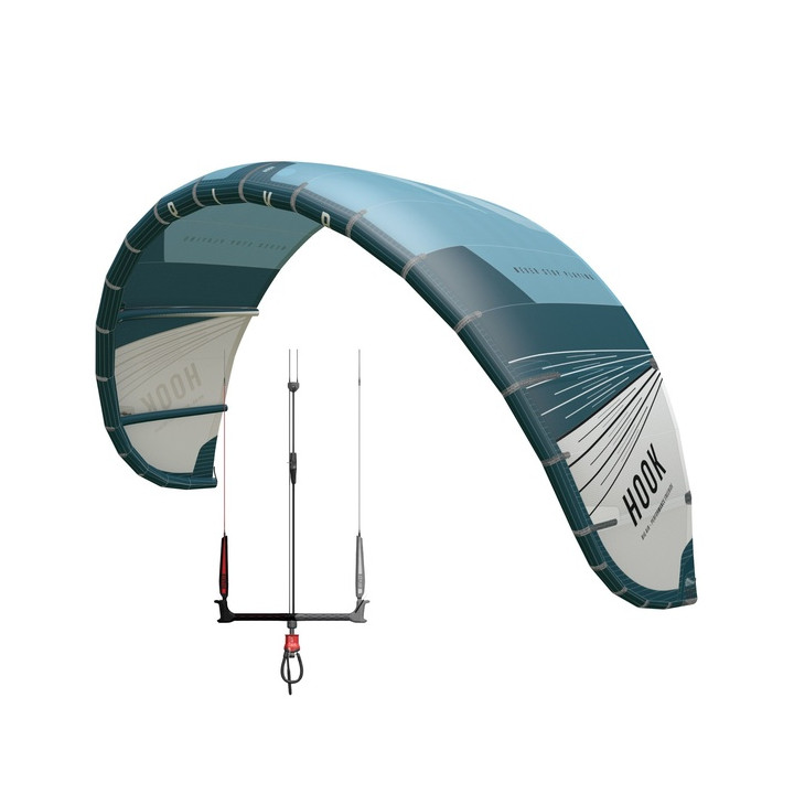 PLKB Hook V4 Blue + Compass Bar LEI M - kitesurfing set