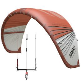 PLKB Gambit V2 Orange + Compass Bar LEI M - kitesurfing set