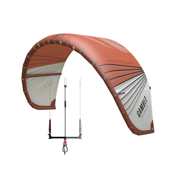 PLKB Gambit V2 Orange + Compass Bar LEI M - kitesurfing set